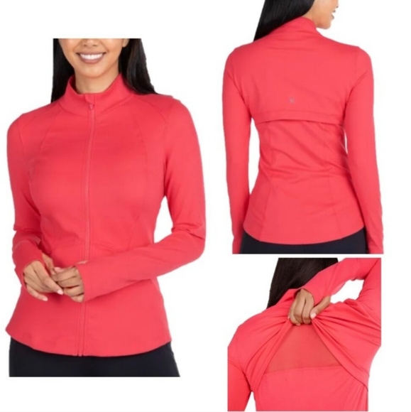 NWT Spyder Women's Yoga Jacket Pink L - Picture 1 of 6